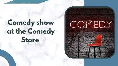 comedy show at the Comedy Store